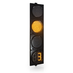 إشارة مرور LED حمراء وصفراء وخضراء مع مؤقت عد تنازلي رقمي 300 مم للممرات - Product Image 4