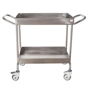 Carro de acero inoxidable Hochey Medical 304 para restaurante, carrito de mano para comida y bebida - Product Image 1