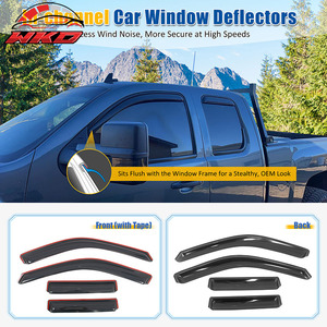 Viseras Acrílicas para Ventanas de Toyota Tundra 22-25 Doble Cabina, Deflectores Integrados - Product Image 2