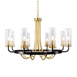 Postmodern Luxury All-Copper Chandelier Minimalist Nordic Style for <b>Dining</b> Living Study Bedroom Enhancing Villa Ambience - Product Image 2