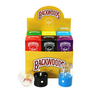 hintcan Backwoods plastic grinder for smoking portable Electric spice herb grinder with USB charge Wholesale
