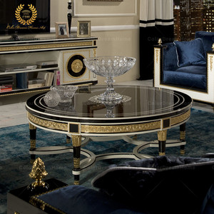 Muebles <span class=keywords><strong>de</strong></span> Sala <span class=keywords><strong>de</strong></span> Estar <span class=keywords><strong>de</strong></span> Lujo, Mesa <span class=keywords><strong>de</strong></span> <span class=keywords><strong>Centro</strong></span> Redonda, Mesa <span class=keywords><strong>de</strong></span> Café <span class=keywords><strong>de</strong></span> Madera Antigua - Product Image 1