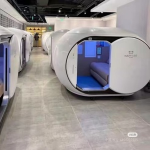 Cabine de sommeil personnalisée en usine, type pod, pour hôtels et aéroports, avec ventilation, éclairage et alimentation électrique, pour <span class=keywords><strong>micro</strong></span>-espaces de sommeil - Product Image 4