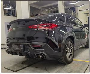 2020 + vente chaude pare-chocs arrière de voiture en Fiber de carbone pour <span class=keywords><strong>Mercedes</strong></span> Benz GLE63 GLE350 coupé modifié LD Style pare-chocs arrière à lèvre - Product Image 5