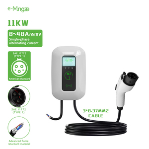 Cargador Inteligente para Vehículos E-mingze de Venta Directa Tipo 1 48A/11kw con Pantalla LCD para el Hogar - Product Image 2