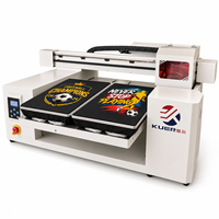 Impresora DTG de Doble Estación de Alta Velocidad para Camisetas con Cabezal Epson I3200 de Alta Precisión para Sudaderas, Bolsas de Lona y Personalización DIY