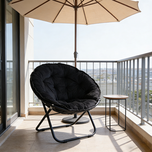 Chaise de pêche pliable moderne en acier inoxydable et alliage d'aluminium avec tissu Oxford, design en bois massif, mobilier de jardin extérieur - Product Image 4