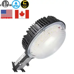 Lampu dinding luar ruangan, Sensor senja ke fajar LED lampu gudang fitting datar/ramping 120W 100W 80W 50W 30W