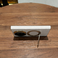 Étui pour téléphone pliable MateXT, ultra-fin, résistant aux chutes, en cuir véritable, fabrication artisanale IMD, écologique, avec protection et support
