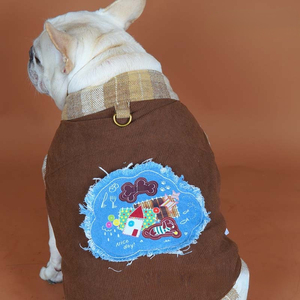 Chaleco de invierno de pana suave para perros, ropa cálida para mascotas pequeñas, Bulldog Francés, Schnauzer, Bichón - Product Image 4