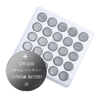 Pile bouton au lithium Litobat 3V CR2032/CR2016/CR1220/CR1632/CR2450 pour télécommandes, outils électriques et jouets