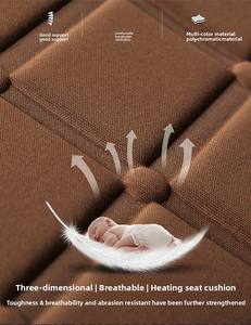 Coussin de siège de voiture chauffant électrique universel 12V Housse de siège chauffant d'hiver pour tous les véhicules Chauffe-siège de voiture - Product Image 4