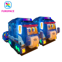 Aire de jeux pour enfants arcade dynamique multi-joueurs Machine de jeu à pièces enfants voiture conduite Kiddie Ride