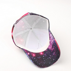 Gorra de Béisbol Unisex 100% Poliéster con Estampado por Sublimación, Patrón Tie Dye Colorido, Protección Solar, Gorra para Exteriores - Product Image 4