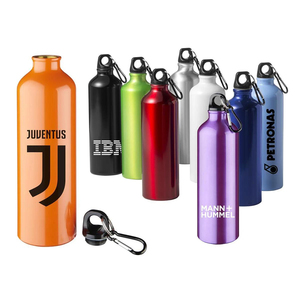 Bouteille d'eau sportive en aluminium légère à paroi simple pour vélo avec couvercle anti-poussière – Publicitaire - Product Image 6