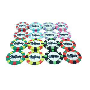 Jetons de <span class=keywords><strong>poker</strong></span> de casino de <span class=keywords><strong>prix</strong></span> usine de conception libre jeton de <span class=keywords><strong>jeu</strong></span> en matériau céramique 39*3.5mm sans valeur jetons accessoires de casino - Product Image 4