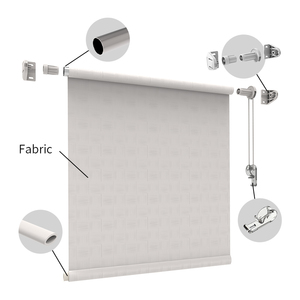 18Mm Dễ Dàng Sửa Chữa 3D Màn/Kem Chống Nắng Vải Trong Suốt Chống Cháy Cán Cửa Sổ Phòng Khách Rèm Cửa Chuỗi Con Lăn rèm - Product Image 1