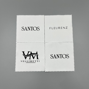 Custom Logo Silver Jewelry Polishing Multi-Color Hot Stamping Microfiber Suede Cleaning Cloth With <b>Envelope</b> - Product Image 4