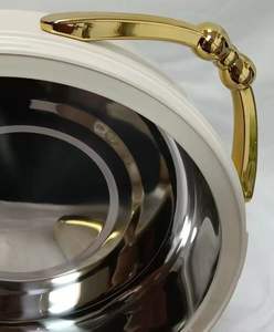 Cazuela Térmica con Detalles Dorados Estilo Real, 2.5L 3L 3.5L, Recipiente Aislado para Mantener la Comida Caliente, Ideal para Servir Múltiples Platos - Product Image 5