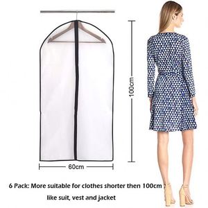Protector de Ropa Colgante Multifuncional Plegable de Plástico Transparente para Armario, a Prueba de Polvo, para Trajes y Prendas, Venta al por Mayor - Product Image 4