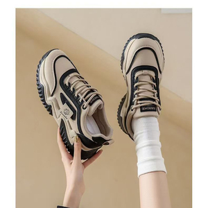 Women's Resilience Fashion PU <strong>Sneakers</strong> New Soft <strong>Soled</strong> Non slip Wide Footed <strong>Fat</strong> Factory Direct Walking Style Casual Shoes - Product Image 5