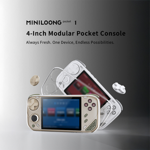 Consola de juegos portátil retro MINILOONG Pocket 1 con sistema Linux RK3566, pantalla IPS de 4 pulgadas y 960*720, reproductor de videojuegos con iluminación RGB - Product Image 2
