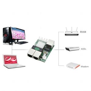Module de commutation Ethernet Gigabit 3 ports personnalisé en usine, 5-12V, pour réseau domestique, carte de commutation 1000 Mbps, OEM ODM BL-G301 - Product Image 2
