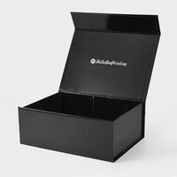 Boîte cadeau pliante en papier magnétique de luxe personnalisée pour entreprise