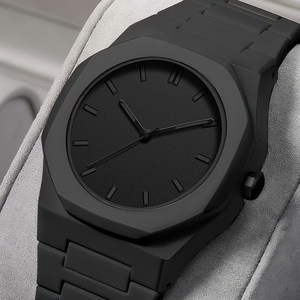 Wear-resistant steel strap quartz men's <b>watch</b>, suitable for both business and casual use, <b>waterproof</b> men's sports quartz <b>watch</b>. - Product Image 1