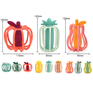 Wolife-Hochet en silicone sans Bpa, <span class=keywords><strong>jouet</strong></span> éducatif en forme de poire, parfait <span class=keywords><strong>pour</strong></span> les bébés de <span class=keywords><strong>3</strong></span> <span class=keywords><strong>mois</strong></span> et plus, design original - Product Image 6