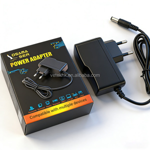 Adaptateurs universels de prise secteur AC vers DC 12V 1A 12W à montage mural - Product Image 1