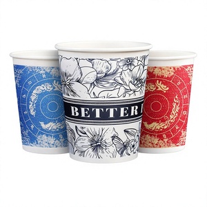 Spedizione Gratuita Bicchieri di Carta Usa e Getta Rinforzati per Caffè e Tè - Ufficio/Casa/Uso Commerciale 201-300ml 100 Pezzi per Accogliere gli Ospiti - Product Image 1