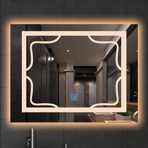 Cermin Kamar Mandi Pintar Tanpa Bingkai yang Dapat Dipasang di Dinding dengan Fungsi Multi, Dilengkapi Bluetooth dan Anti Embun untuk Hotel dan Apartemen - Product Image 1
