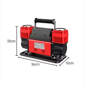 Heavy duty DC12V/24V air compressor two cylinder tire inflator tire inflator car pump air pump