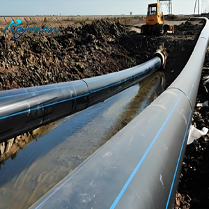 Tuyau de soudage par fusion bout à bout en PEHD haute pression, flexible et durable, 63mm 75mm 90mm PN16 DN63-DN90 PE100 Anti-Corrosion - Product Image 5