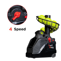 Furlihong 6802BH Machine lanceur de balles de baseball et de tennis 2 en 1, angle de lancement, vitesse et intervalle réglables