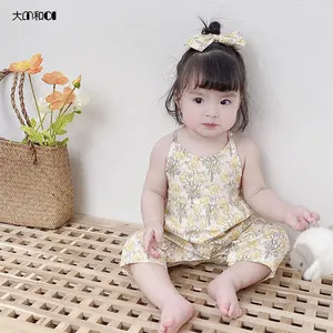 Recém-nascido Romper Modal Boneless Baby Jumpsuit Monk Clothes para Primavera e Outono Borboleta Design para Moda Infantil Bonito