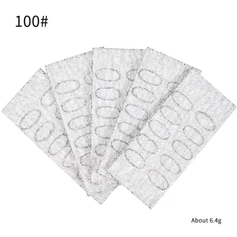 กระดาษทรายขัดหยาบด้านหน้า 100 จำนวน 50 ชิ้น