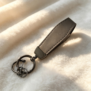 Fashion PU Leather Keychain Floral Pattern <b>Bag</b> Pendant Mirror Keyring Metal Lobster Clasp Handbag Decor Accessories Wholesale - Product Image 5