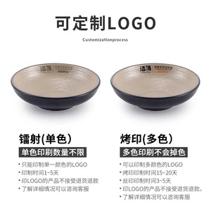 Tazón de ensalada de melamina estilo japonés con diseño de sombrero cónico, tazón poco profundo creativo, vajilla artística comercial, tazón para arroz - Product Image 4