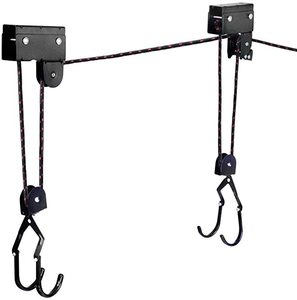 Palan de stockage de <span class=keywords><strong>garage</strong></span> en acier pour vélo et kayak, capacité de 100 lb - Product Image 6