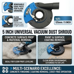 125 Millimetri Lucidatore <span class=keywords><strong>Angle</strong></span> <span class=keywords><strong>Grinder</strong></span> Lama Mola di Polvere di Plastica di Copertura - Product Image 6