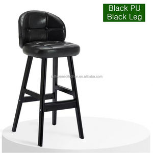 Chaise de salle à manger nordique antique en PU, chaise de bar pivotante de luxe en bois, tabouret haut <span class=keywords><strong>pas</strong></span> <span class=keywords><strong>cher</strong></span> pour salle à manger, <span class=keywords><strong>hôtel</strong></span> - Product Image 5