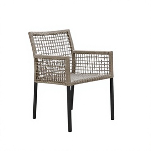 เก้าอี้สวนหวายร่วมสมัยขาเรียว - เฟอร์นิเจอร์กลางแจ้งที่ทนทาน - Product Image 1