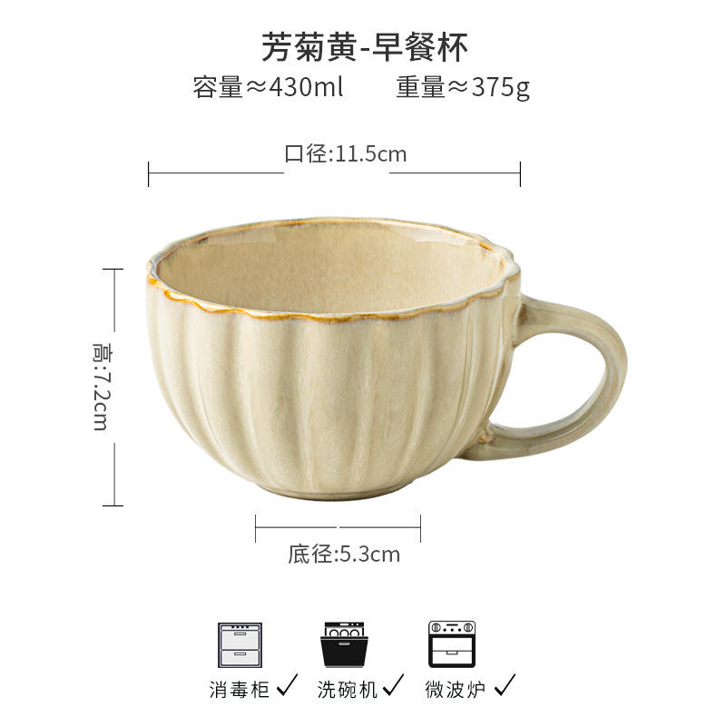 Fangju huang-tasse de petit déjeuner