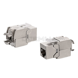 Che chắn cat6A Keystone Jack toolless 180 độ PoE ++ 90W Modular RJ45 nữ Viễn Thông bộ phận - Product Image 2