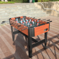 Table de baby-foot standard de 48 pouces (4 pieds) à 8 tiges, table de jeu de football d'intérieur en MDF de 1,2 m pour usage domestique, bar ou commercial