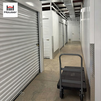 Unidades de Almacenamiento Prefabricadas de Acero Galvanizado, Sistema Modular de Puertas Batientes con División Interior
