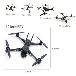 Quadricoptère FPV de 10 pouces avec 5.8G ELRS, moteur brushless haute vitesse, longue portée, RTF, directement du fabricant, drone longue portée FPV - Product Image 4