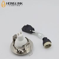 Luminaire encastré LED GU10 35W blanc, éclairage orientable, installation rapide et facile pour plafond intérieur